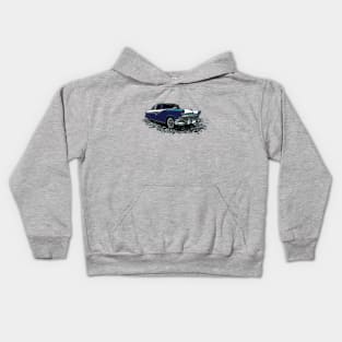 56 Ford Crown Victoria, 1956 blue and white Crown Vic Kids Hoodie